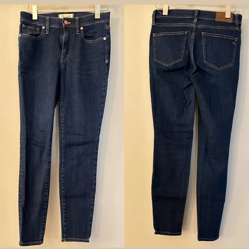 Madewell 9” High Riser Skinny Skinny Jeans in Davis Wash, Size 27